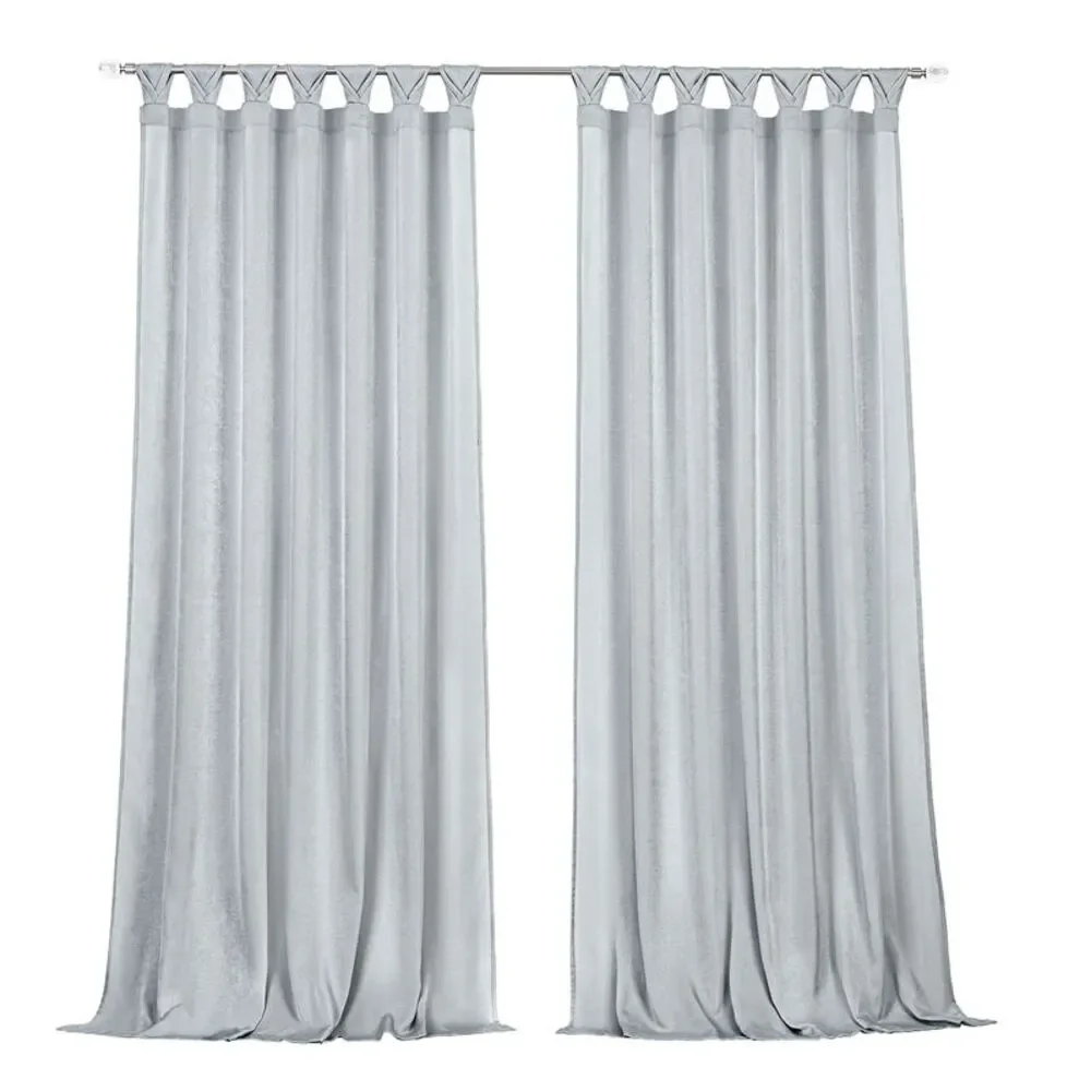 PowerSellerUSA 2-Pack Luxurious Window Curtain Panel with Silky Soft Shimmering